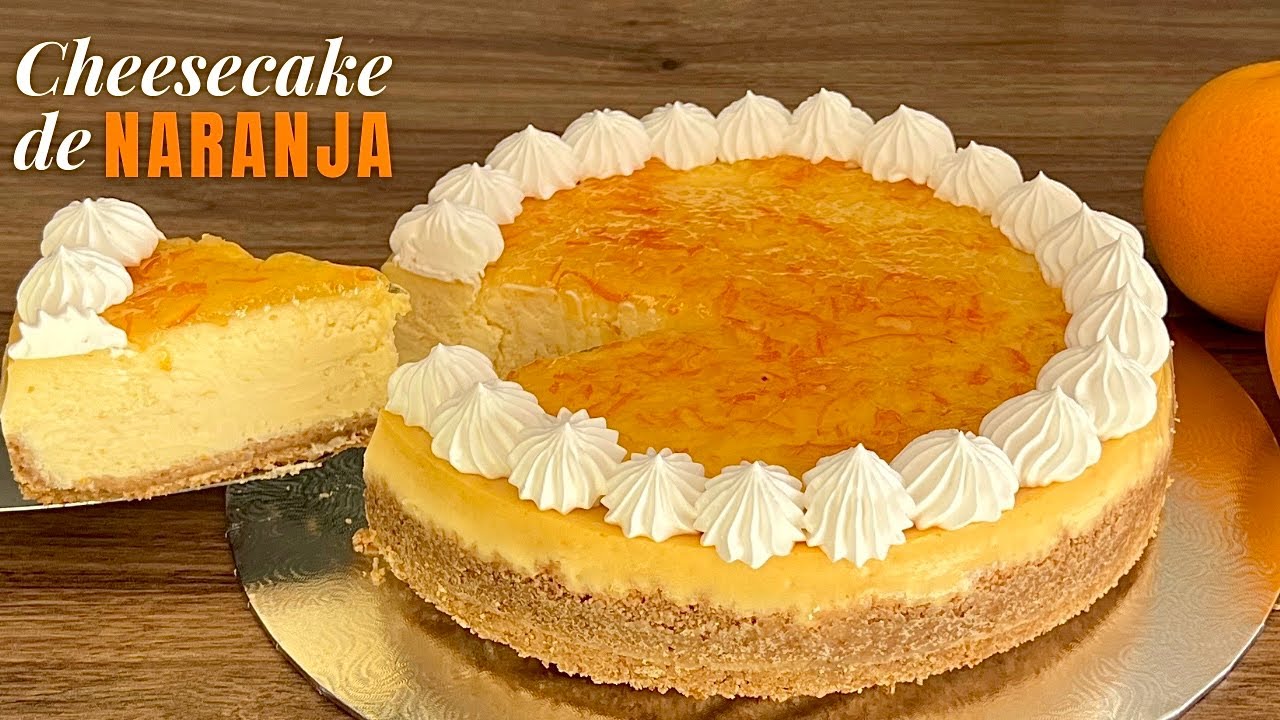 CHEESECAKE DE NARANJA | TARTA DE QUESO SUAVE Y CREMOSA | POSTRES CON IXCHEL