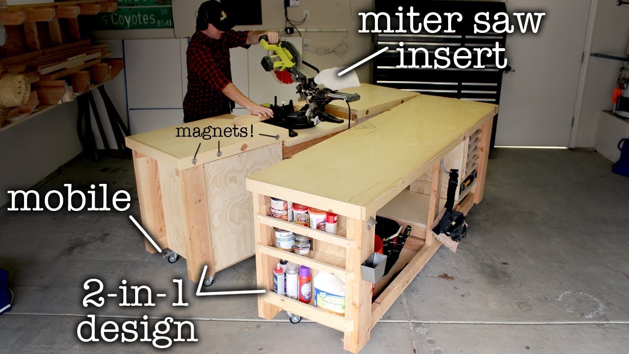 Super Simple Mobile & Modular Workbench