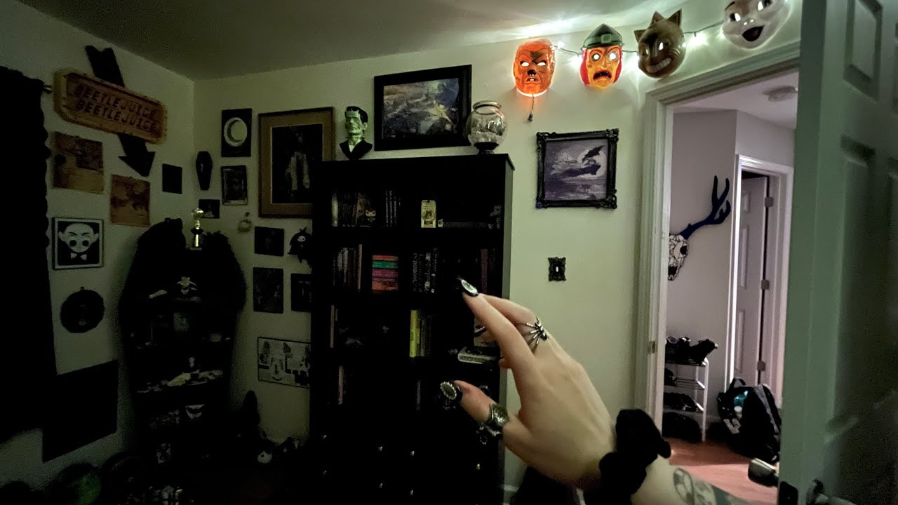 ASMR | Lofi Updated House Tour 🏡🕸️ camera tapping, tracing, etc.