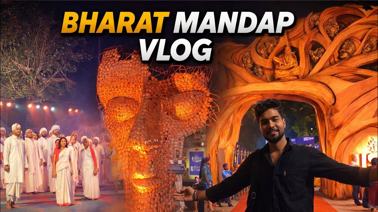 Bharat Mandapam Delhi 🇮🇳 | Inside India’s Biggest Cultural & Theatre Festival 🔥 Full Vlog