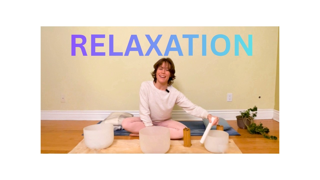 Yin Yoga + Crystal Bowls for Relaxation