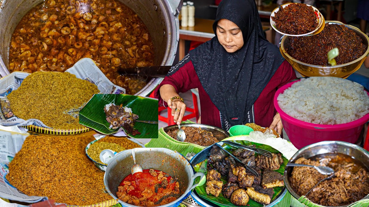 BERBURU KULINER DI GRESIK! KITA MASIH TIDUR WARUNG INI SUDAH BUKA - Nasi Krawu Bu Zainab