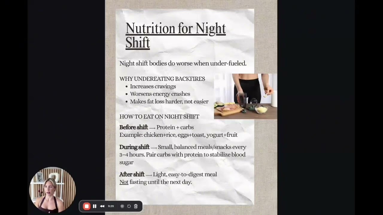 Night shift guide 