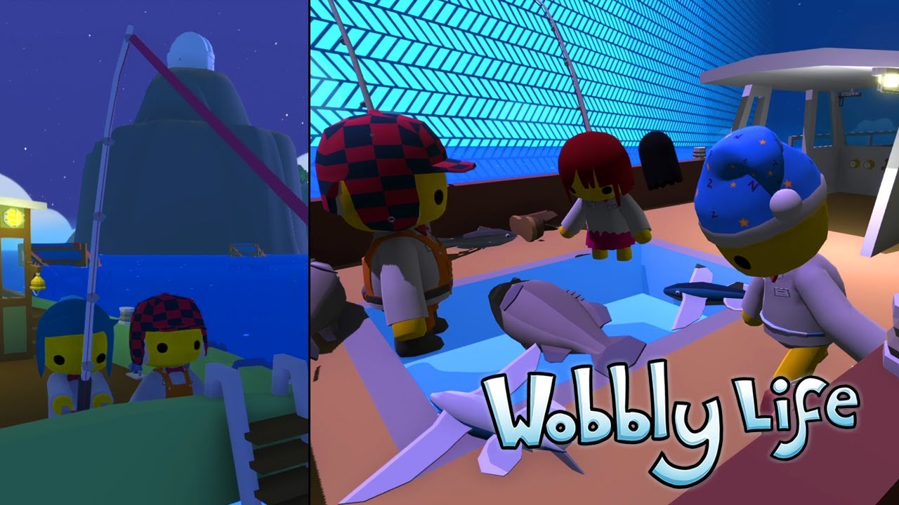 MANCING MANIA BARENG ADEK2KU, MANTAPPP!!【Wobbly Life】