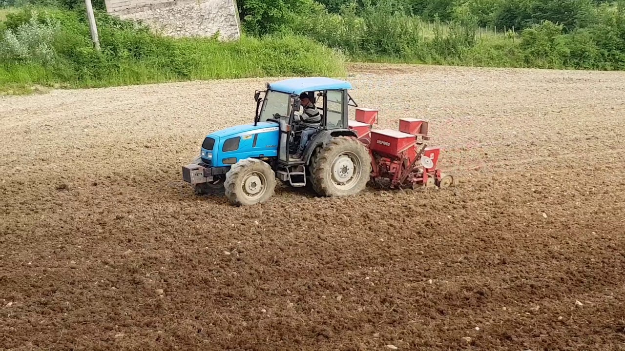 [Semina mais 2019] landini globus 65 | seminatrice gaspardo 4 file