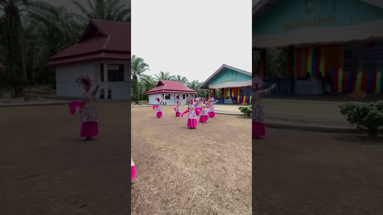 TARI KURIK KUNDI   KREASI  SANGGAR SERUMPUN MELAYU SMA NEGERI 2 RUPAT🦩🌸🌷🌺#tari#melayu #riau#SM