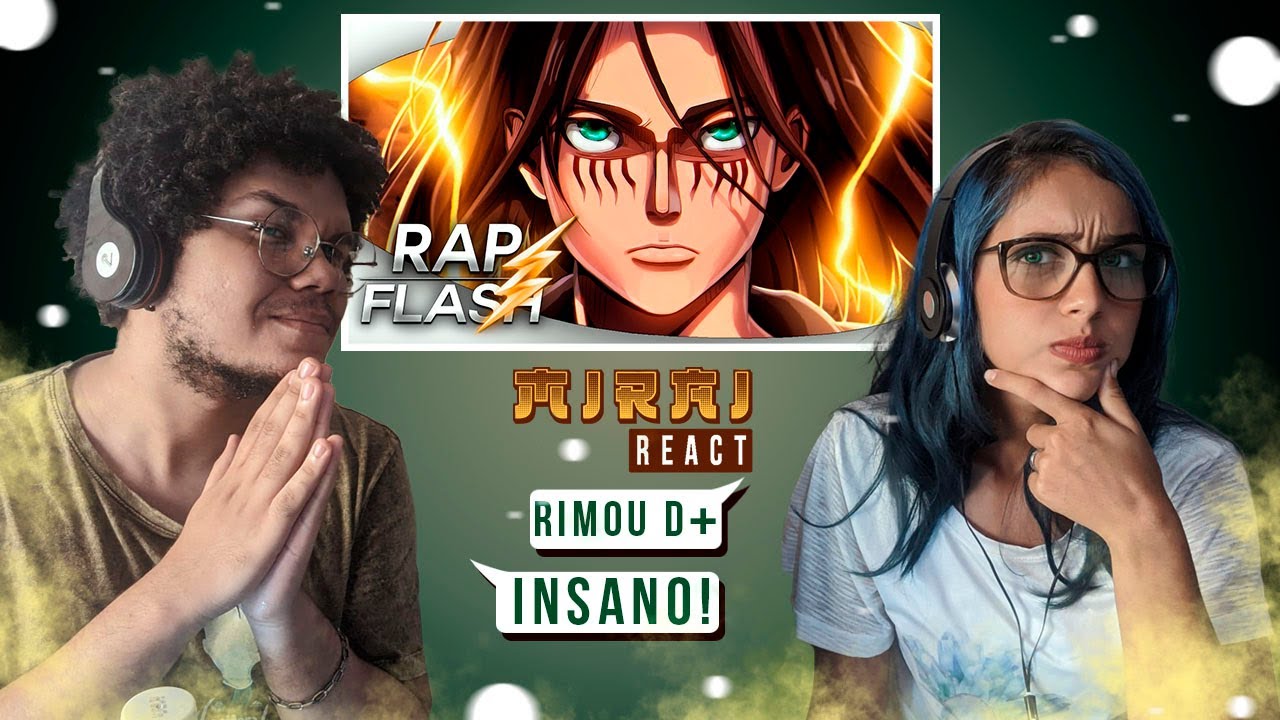REACT // Rap do Eren (Shingeki no Kyojin) - O RUGIDO DA TERRA // Flash Beats (Prod.MK)