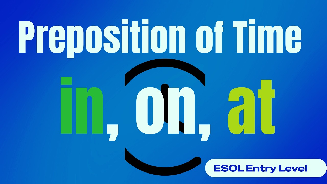 Preposition of Time