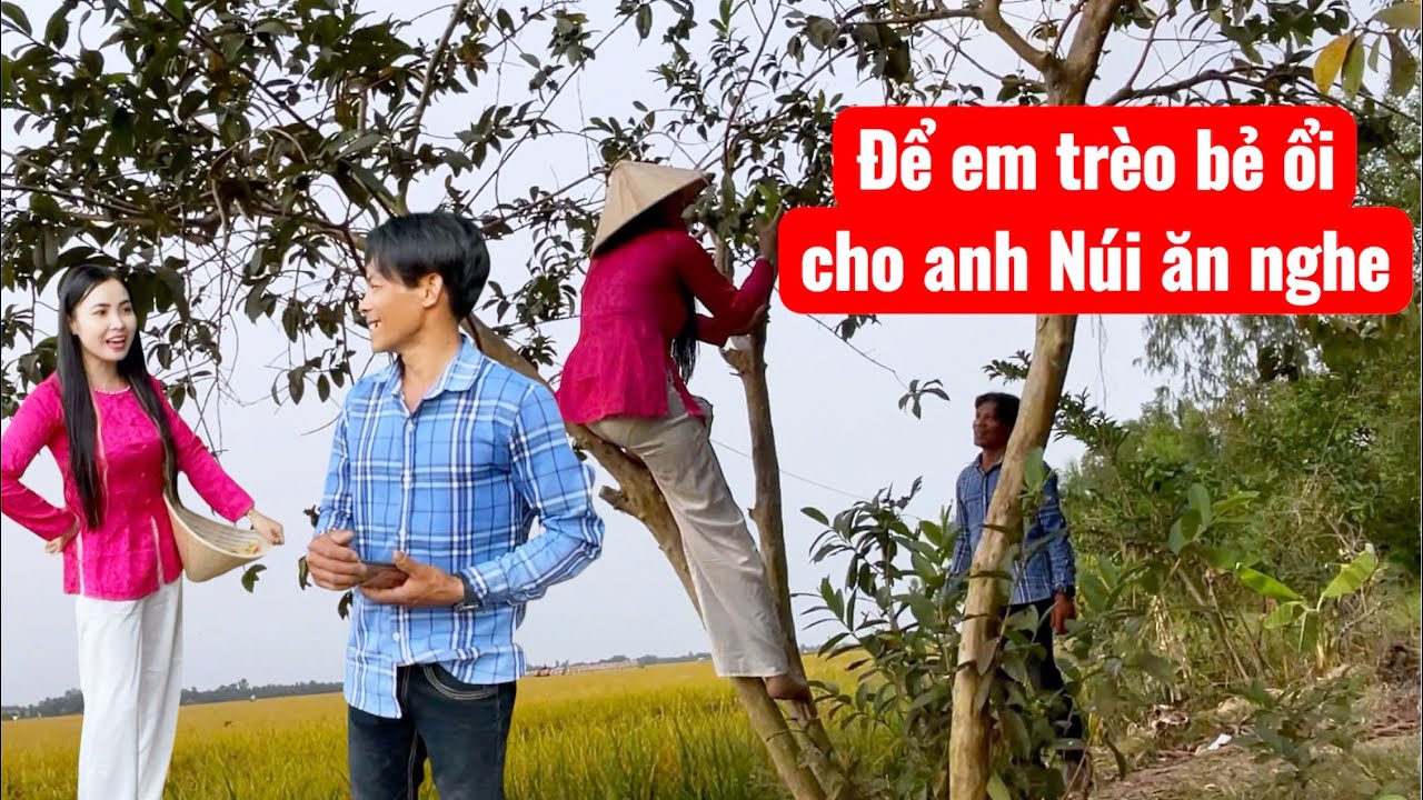 Núi leo dừa chắc vừa vui vừa mất ngủ khi em gái Tâm Như xinh đẹp làm điều này.