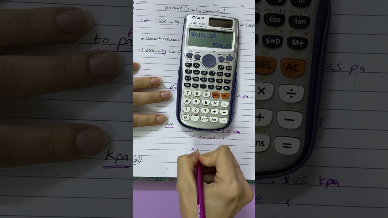 Pressure (Units Conversion ) تحويل وحدات الضغط