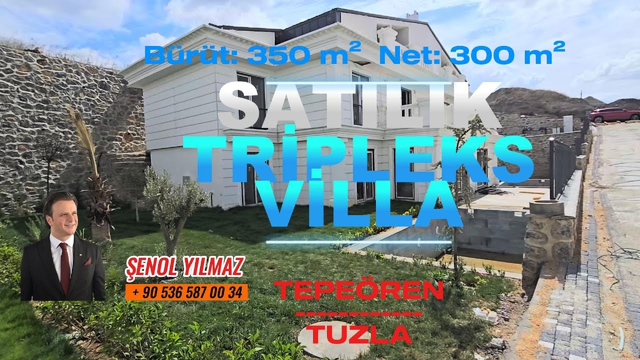 İSTANBUL, TUZLA TEPE&Ouml;REN'DE SİTE İ&Ccedil;İ L&Uuml;KS 4+1 VİLLA