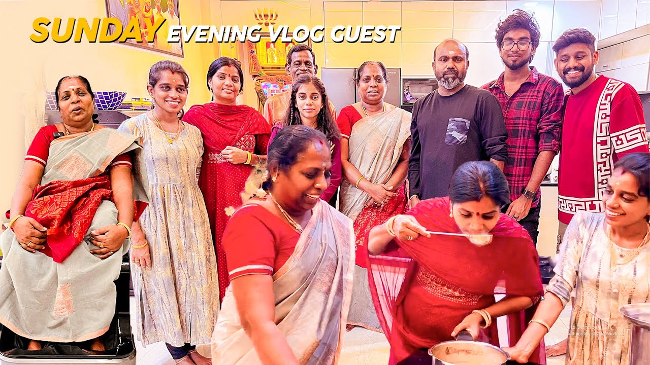 நம்ம வீட்டுக்கு🏡 GUEST😍ஆ வந்த ​⁠@Jenivlogger JENI & FAMILY💃SPECIAL EVENING SNACKS ​⁠