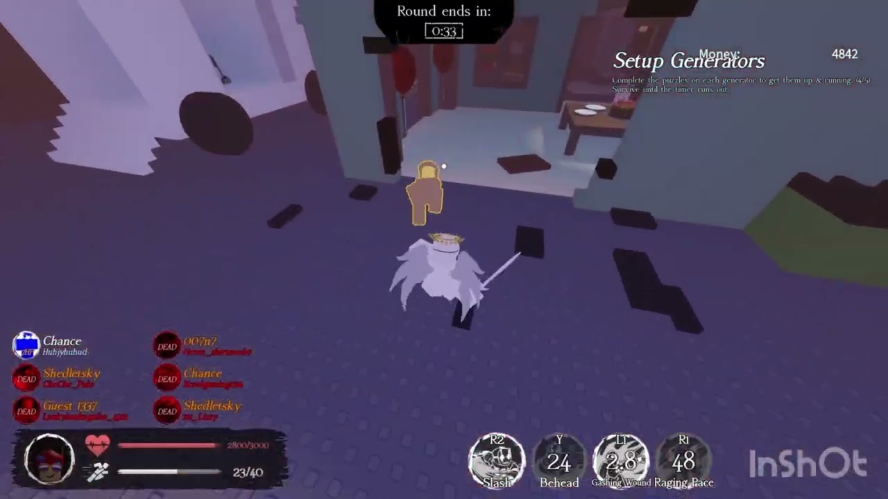 Buffed slasher