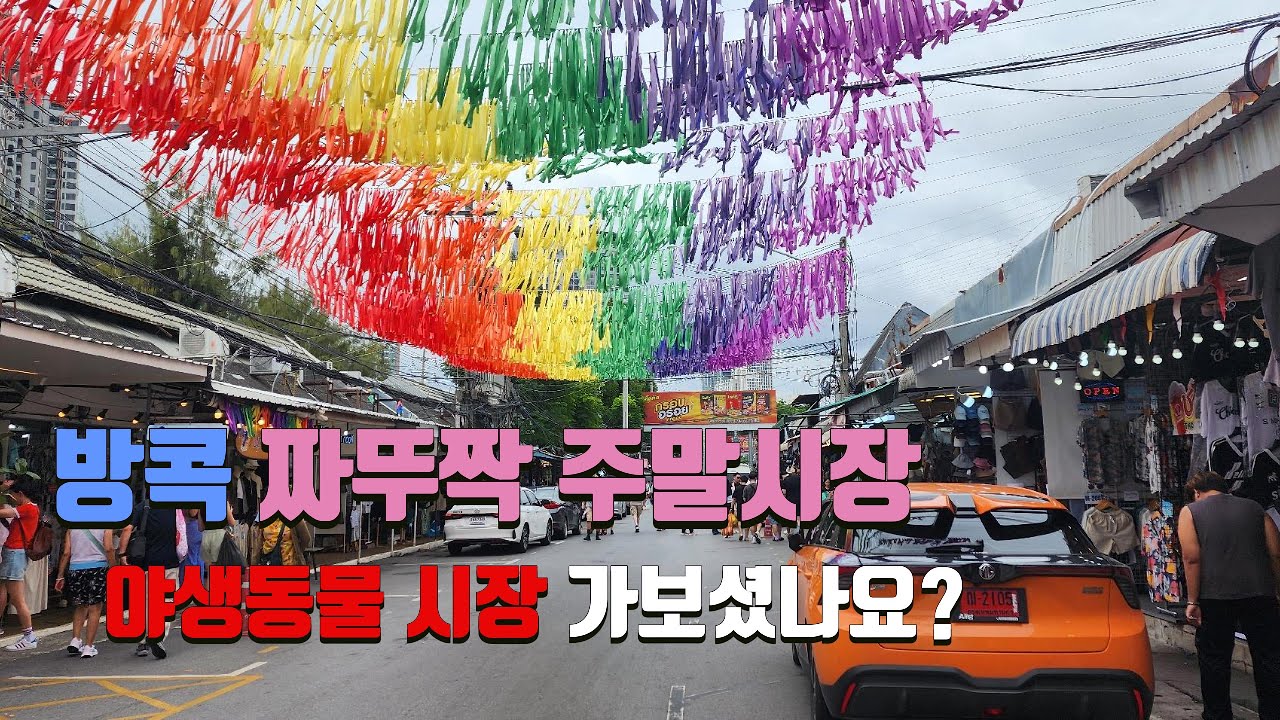 [#9] 태국한달살기_(방콕) 짜뚜짝 시장 야생동물 시장 가보셨나요?