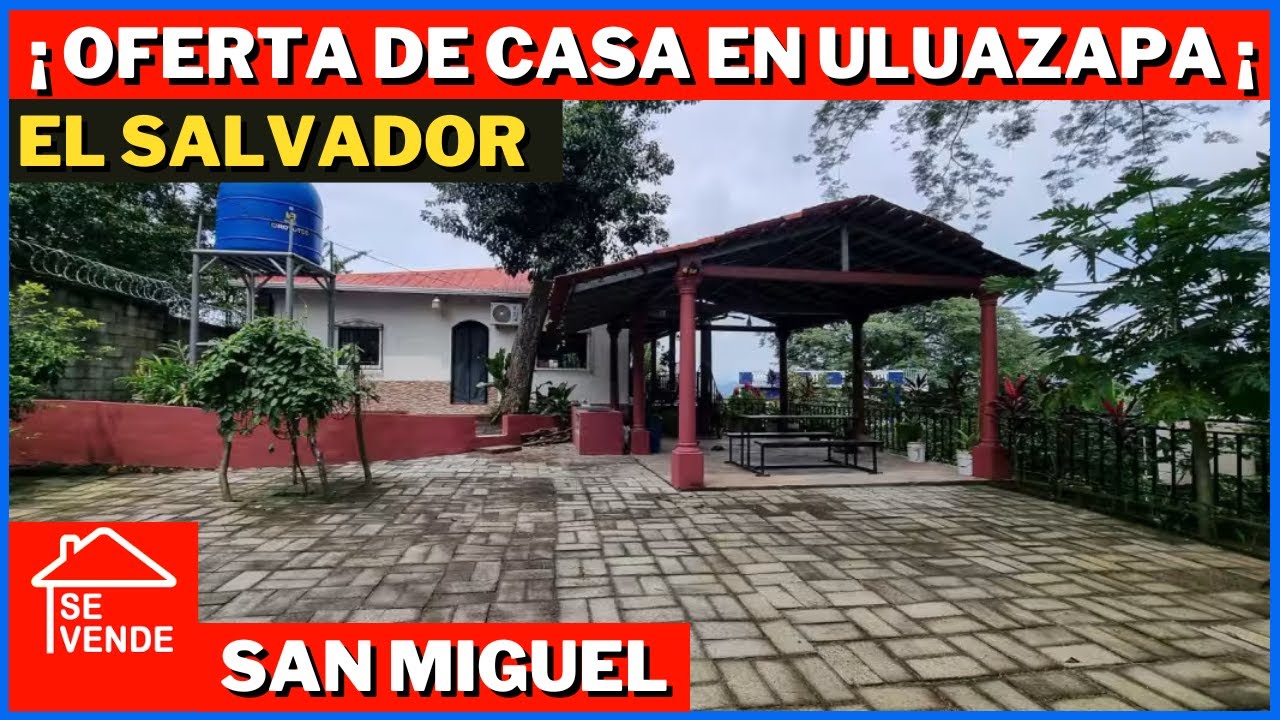 INCREIBLE PROPIEDAD EN VENTA EN SAN MIGUEL EL SALVADOR