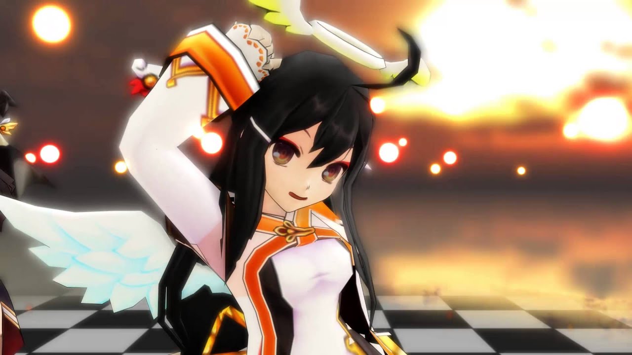 [MMD Elsword] Kiss me 愛してる [SD & YR]