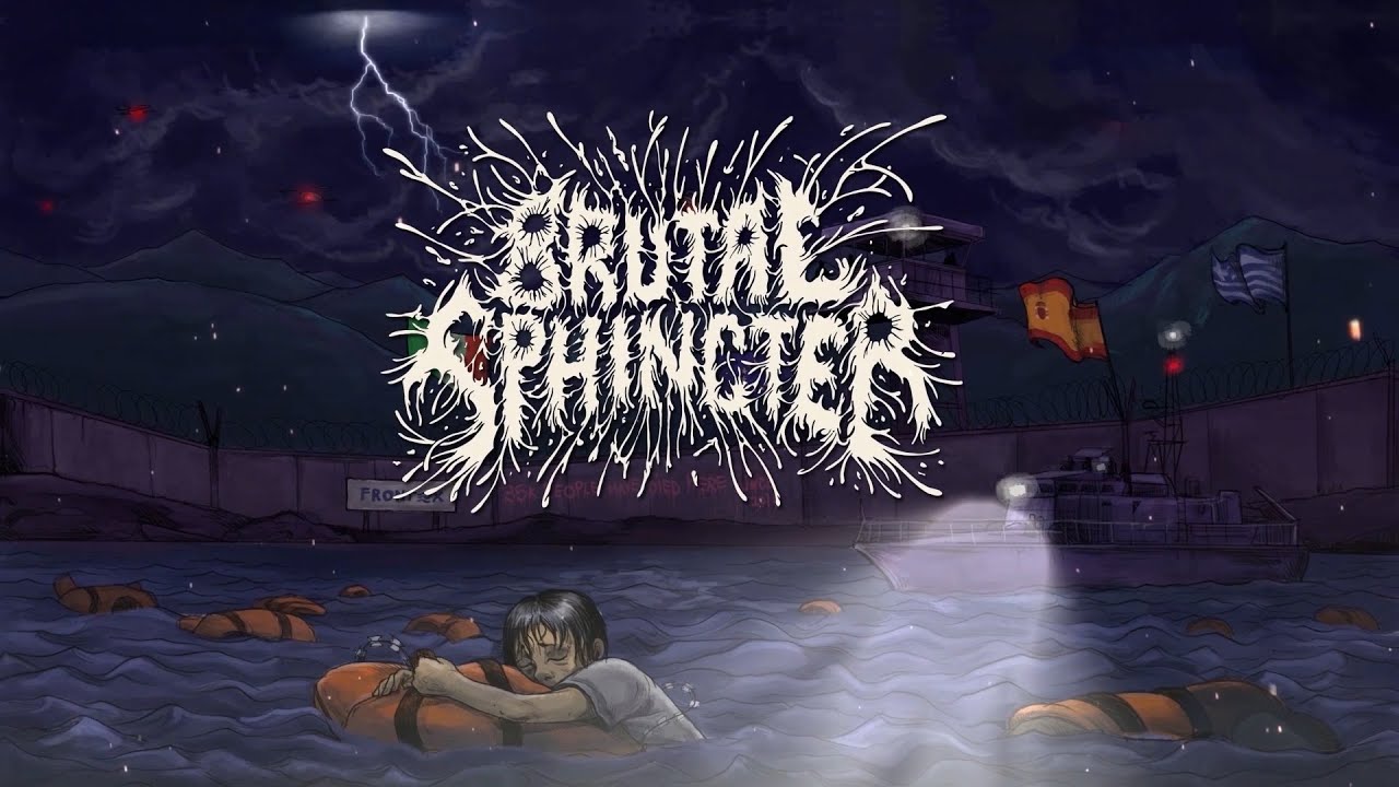 BRUTAL SPHINCTER - ABOLISH FRONTEX [OFFICIAL LYRIC VIDEO] (2026) SW EXCLUSIVE