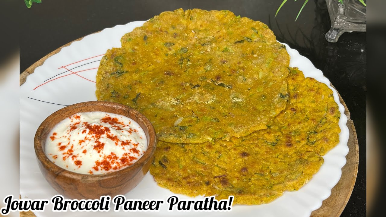 Gluten-Free Jowar Broccoli Paneer Paratha | High Protein Weight Loss Breakfast | Tastyhomekitchen 