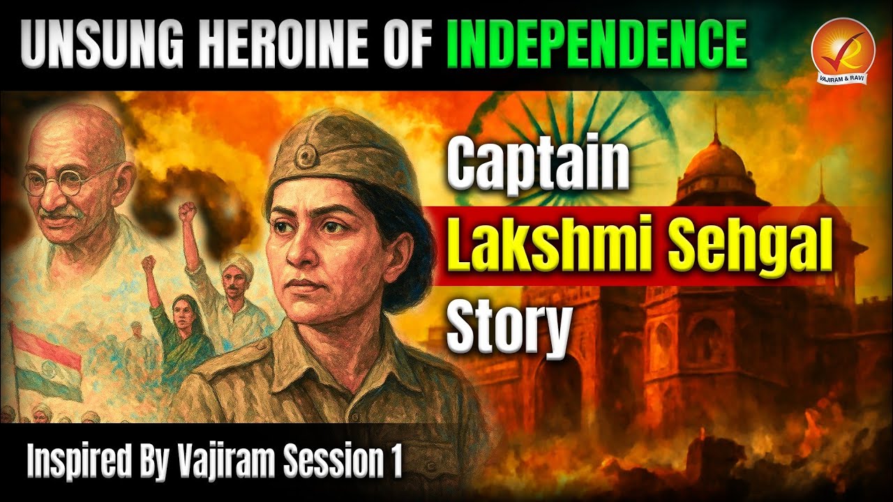 Unsung Heroine of Independence - Captain Lakshmi Sehgal Story | Launch of Inspired By Vajiram