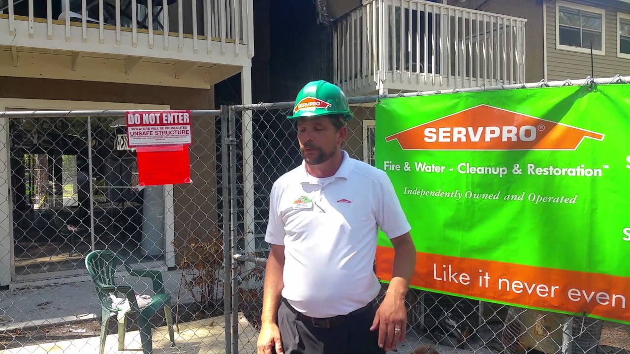 Jacksonville Apartment Fire, SERVPRO of Mandarin (Short)