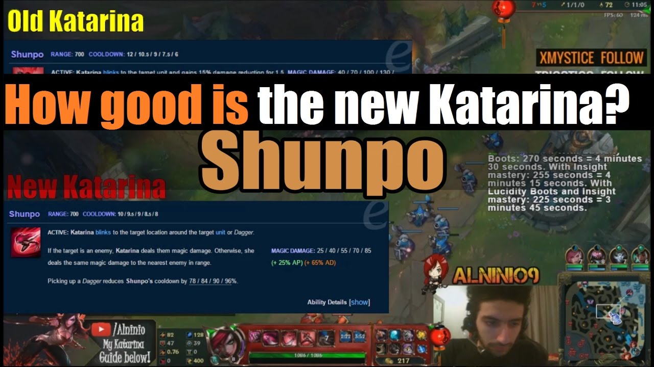 ►How strong is Katarina's Rework? | Comparing Old & New Scalings | League Of Legends
