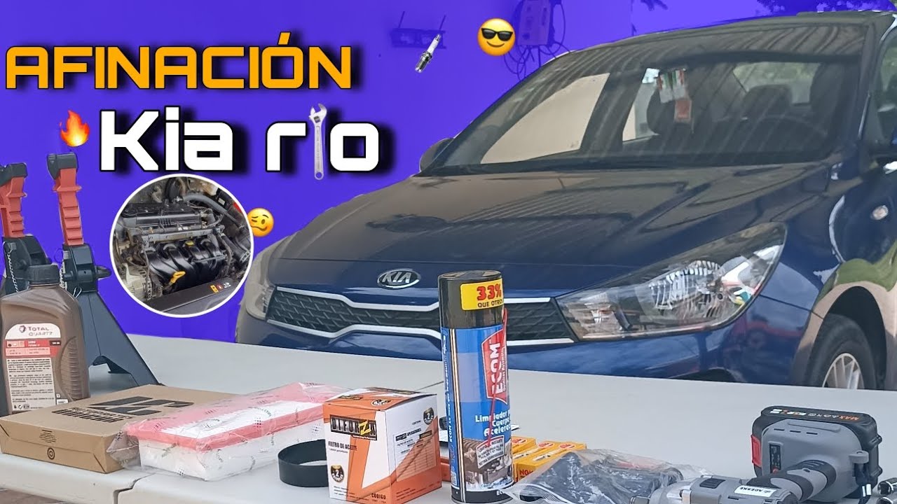se le hizo AFINACIÓN de 40,000km al Kia rio!!