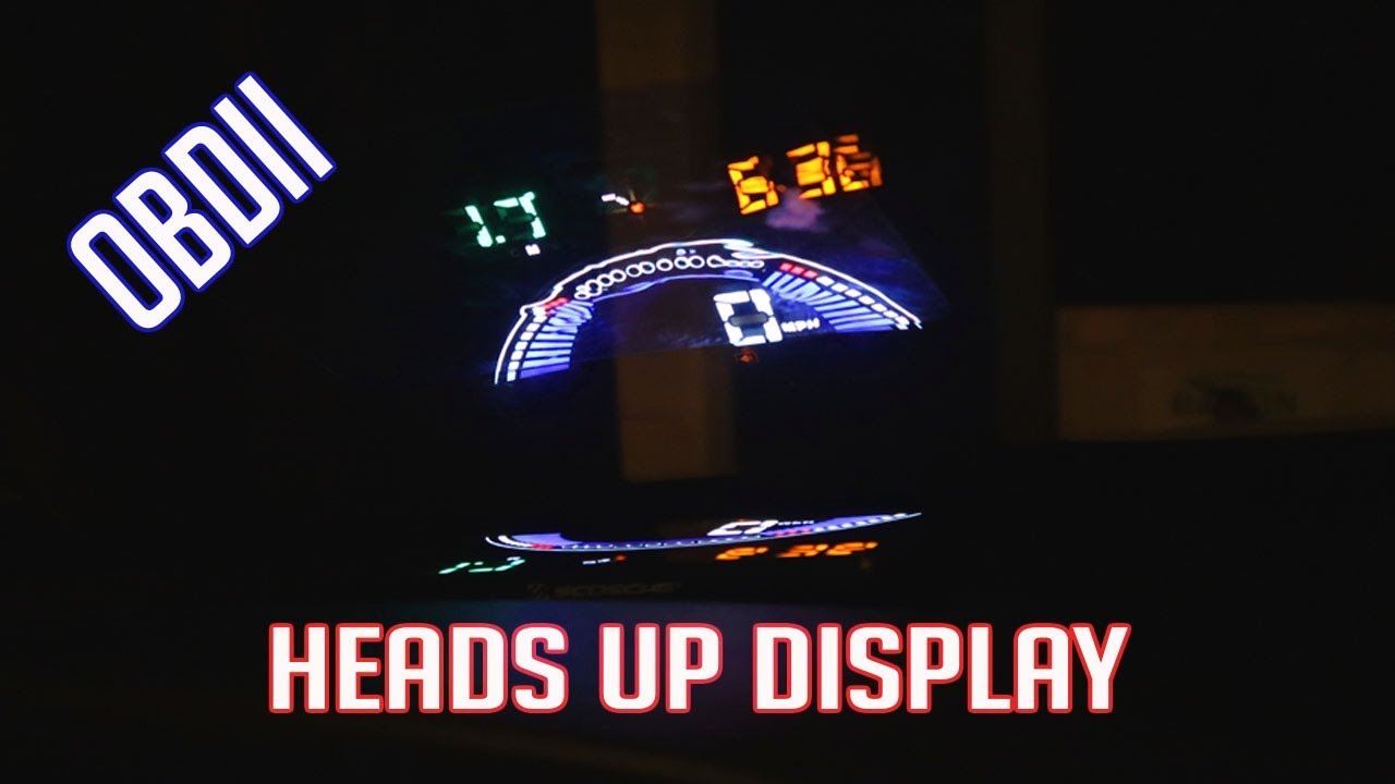 Project your Speed onto your Windshield.