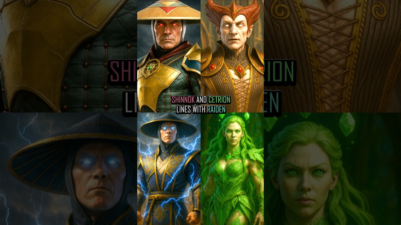 Рейден встречается с Шинноком и Цетрион в MkX, MK11 и Mk1. Хаос правит #mortalkombat1havik