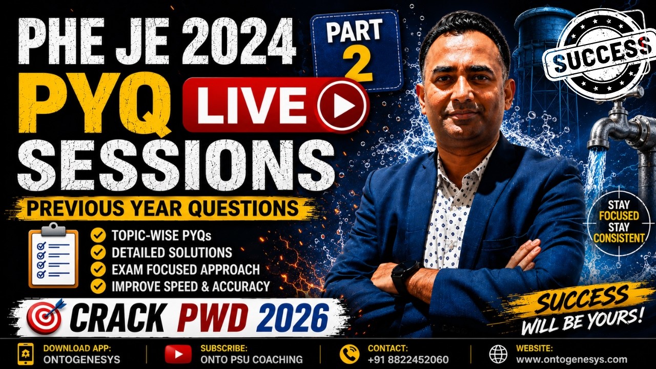 PHE JE EE 2024 PYQ Discussion | EE Previous Year Questions | Detailed Solutions | Part 2