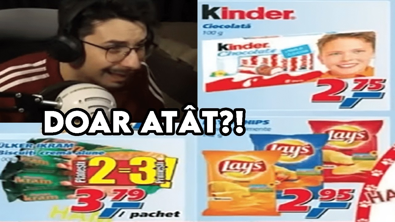 Zappy reacționează la cât costa mâncarea în anul 2009