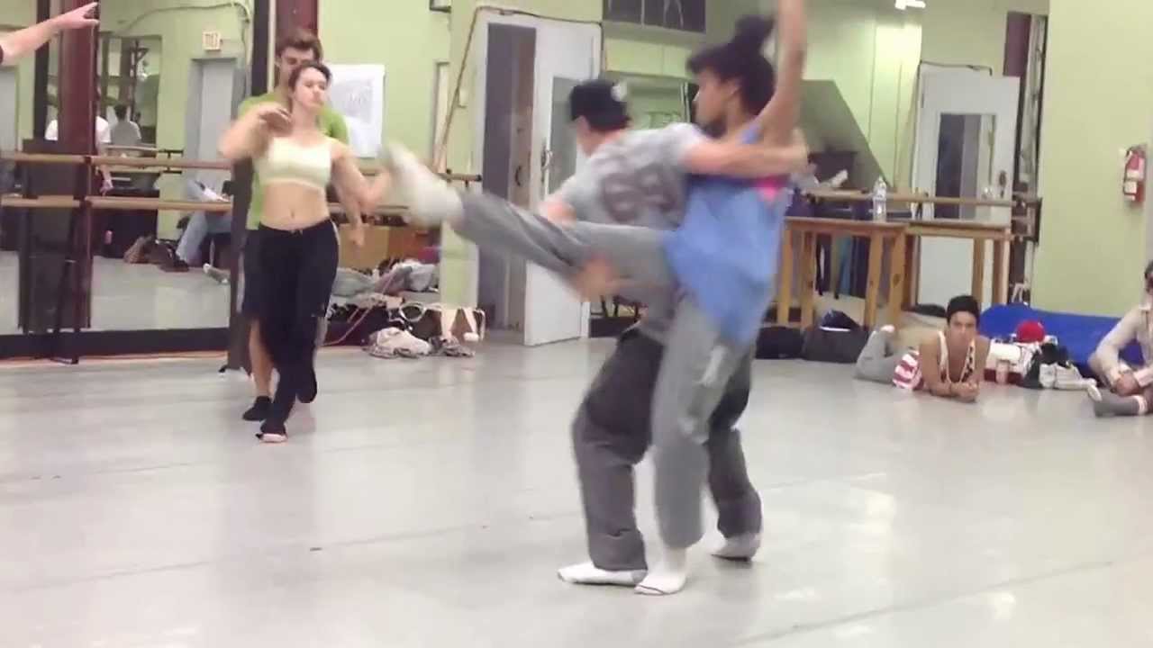 Lifetime's Holiday Spin Rehearsal (Choreography by Paul Becker)