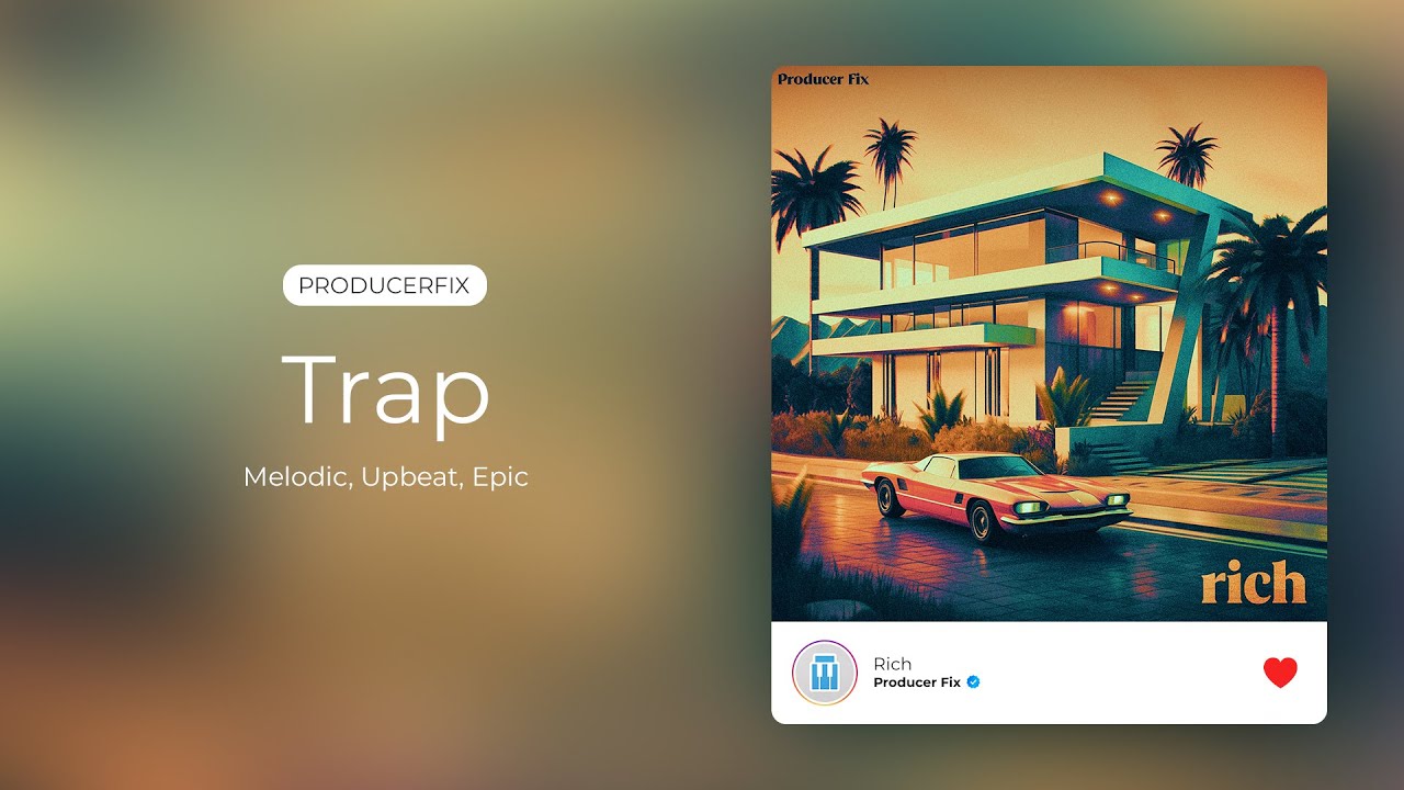 Melodic Trap Hip Hop Beats | Epic Upbeat Instrumentals For Artists & Creators