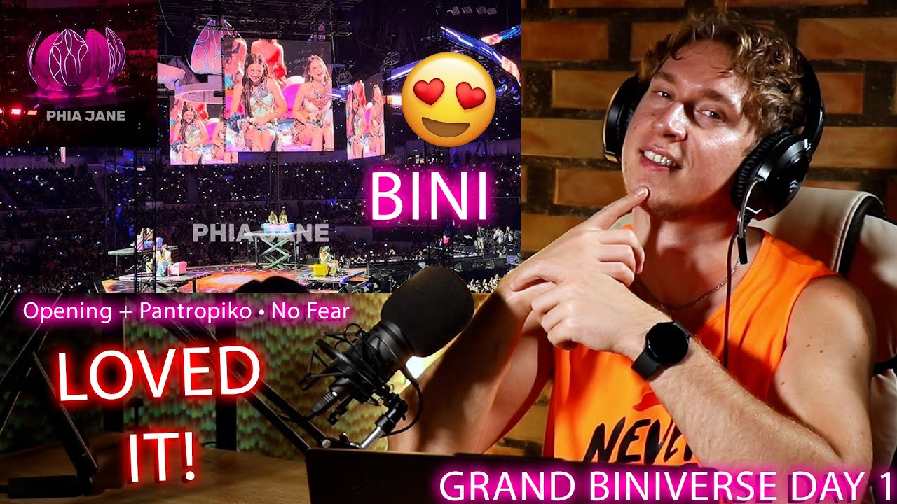 GRAND BINIVERSE DAY 1 • 11/16/24 [Opening + Pantropiko • No Fear] | Richards Infinity Reacts