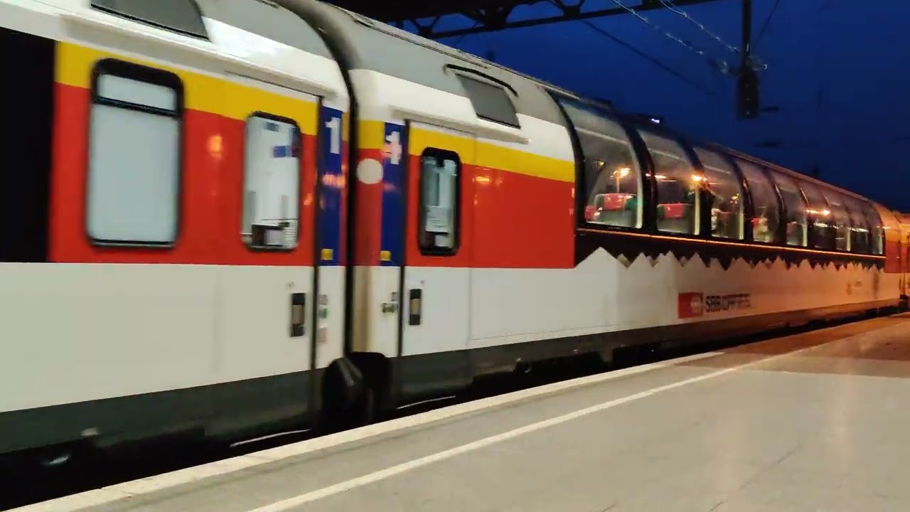Arrival of Eurocity in Cologne