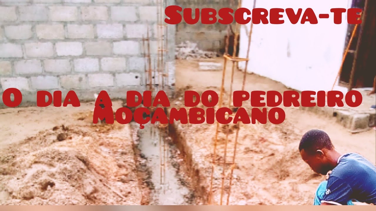 O dia a dia dum pedreiro 👷 em Moçambique,, capitulo 1