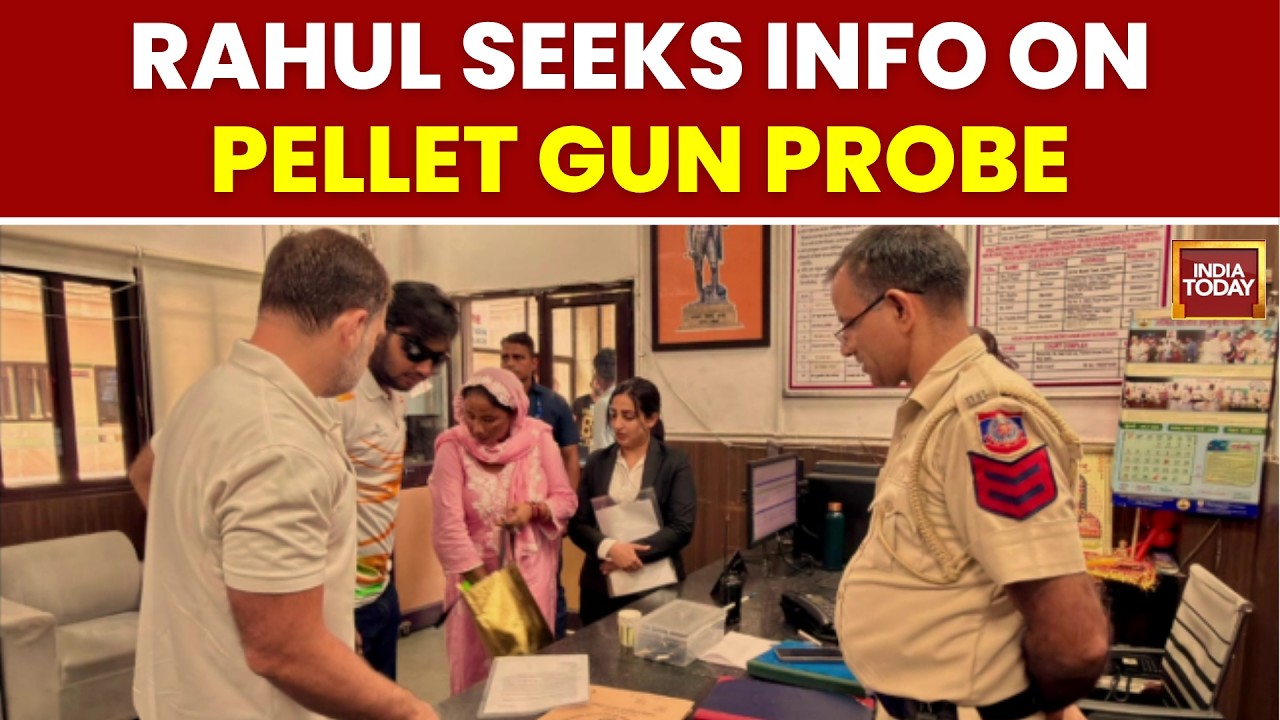 Rahul Gandhi&rsquo;s FIR Demand Over Pellet Gun Row, DCP Meets Him | CJP Protest | Delhi News | India T...