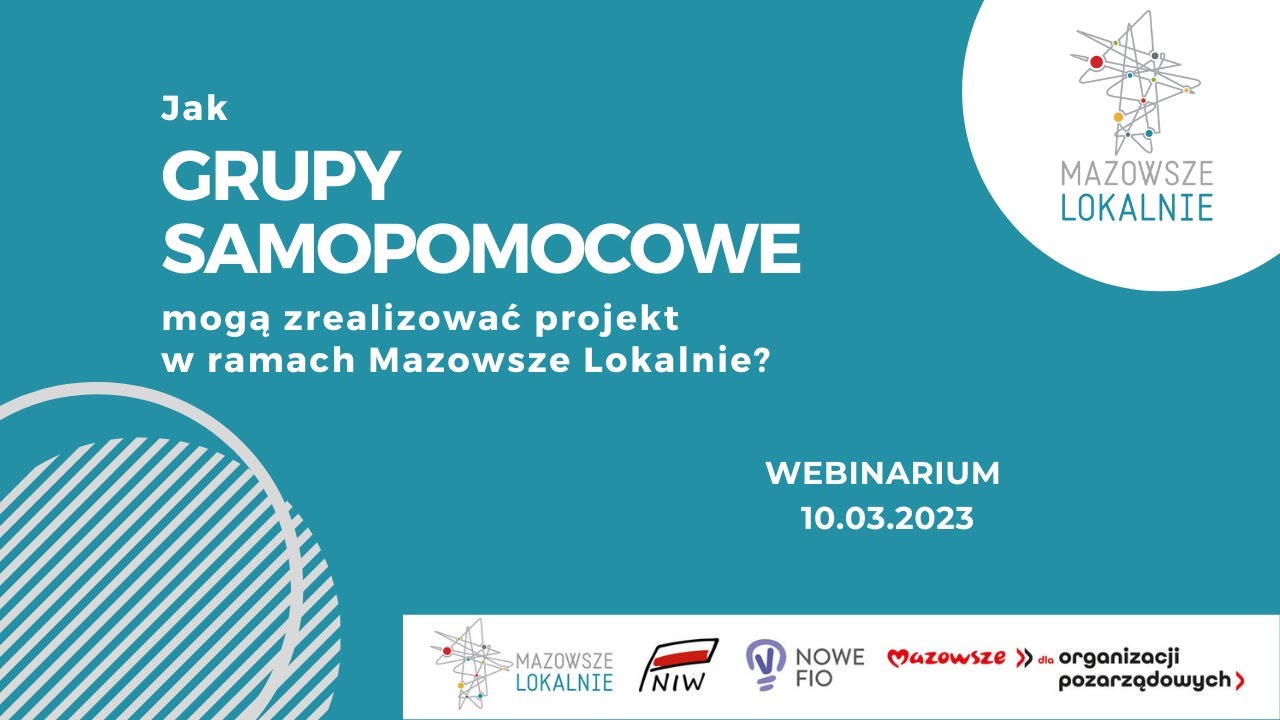 Jak grupy samopomocowe mogą zrealizować projekt w ramach Mazowsze Lokalnie?