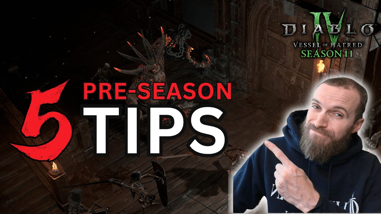 5 Must Know Pre-Season Tips For Diablo 4 Season 12!