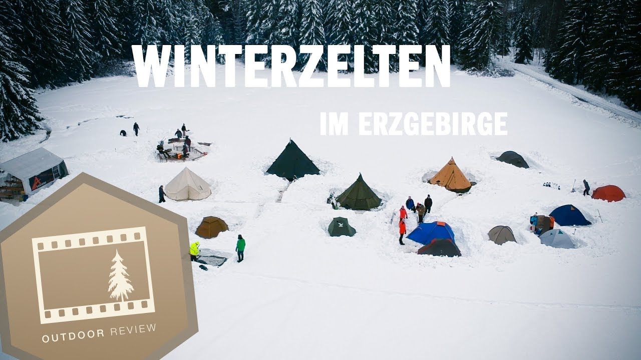 Winterzelten im Erzgebirge - Schnee, Schnee, noch mehr Schnee | Outdoor Review in Elterlein