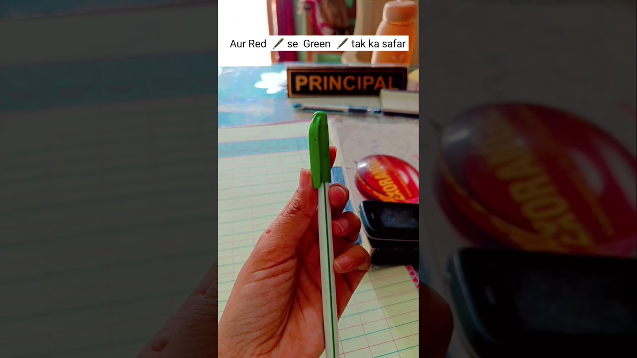 #Bluetoredpen#redtogreen#school