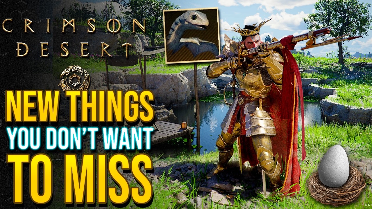 Amazing New Things You Don't Want To Miss in Crimson Desert! New Baby Wyvern & More