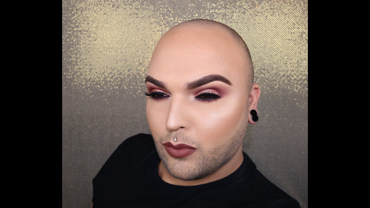 Rose Gold/Burgundy Smokey Eye