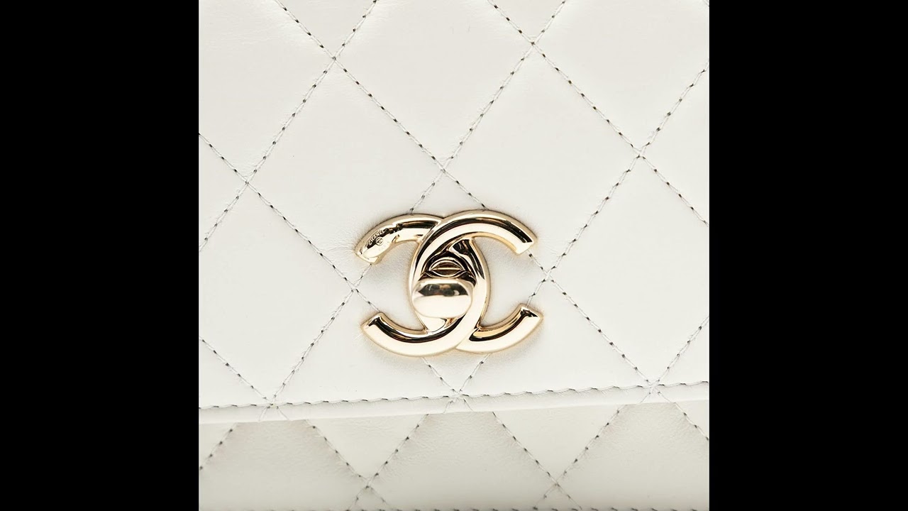 £2,466 Mini Quilted Lambskin Trendy CC Wallet On Chain Handbag Crossbody Bag. Link in description