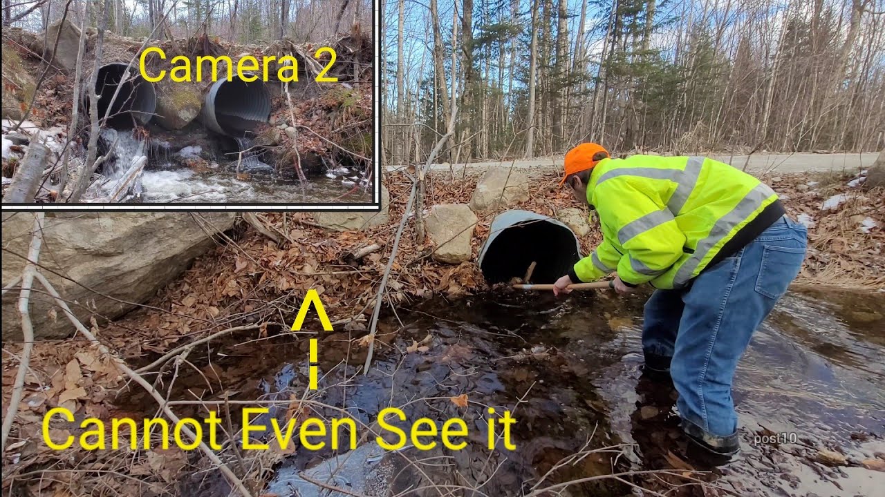 Unclogging Culvert Clogged So Bad I Didn't Even Know It Existed