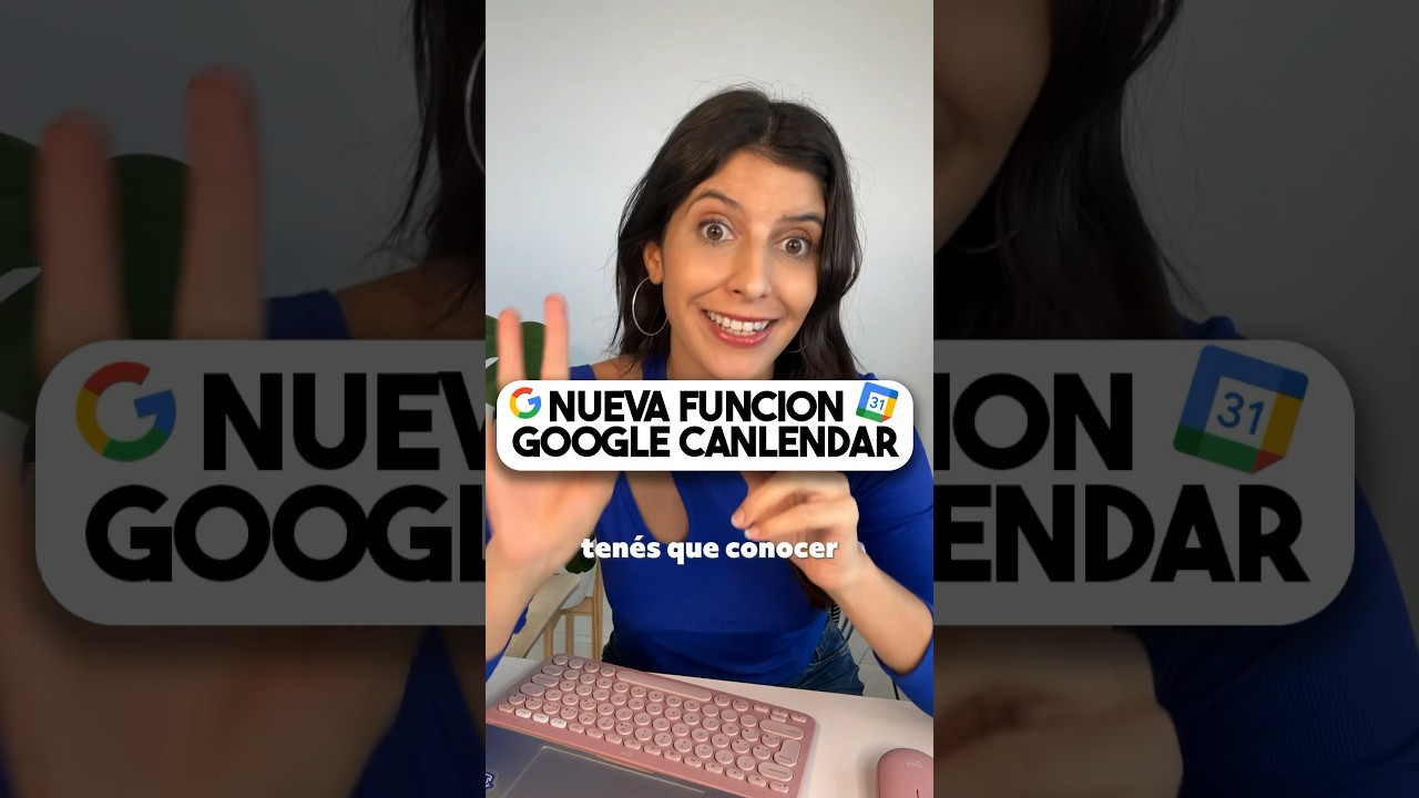 NUEVA FUNCI&Oacute;N CLAVE DE GOOGLE! 📅 #google #calendar #citas #reuniones #meet #tip #hack #calendario
