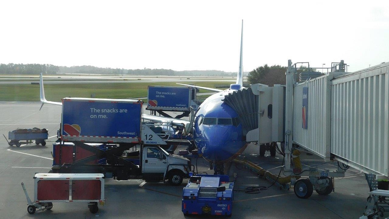 Southwest Airlines Full Flight BWI-MCO: DISNEY WORLD HERE WE COME!!!
