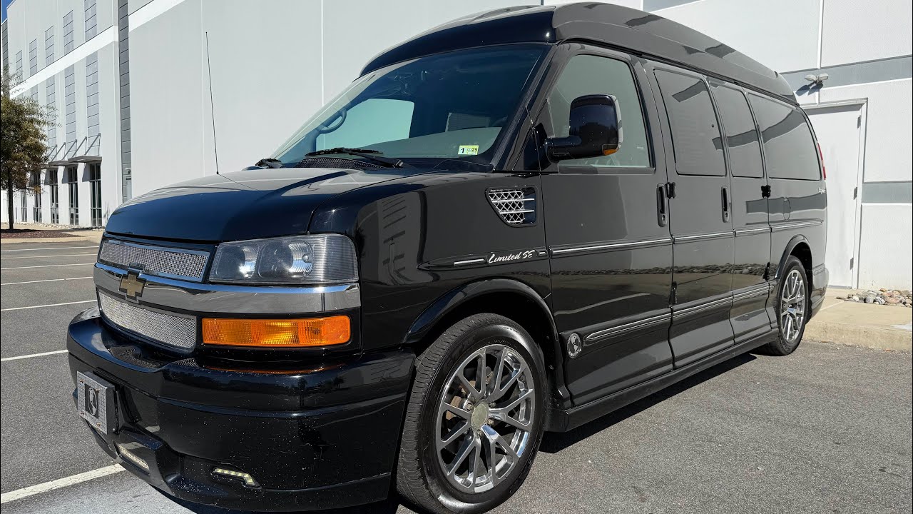 2012 Chevrolet express explorer custom conversion high top van all wheel drive 4x4 loaded forsale