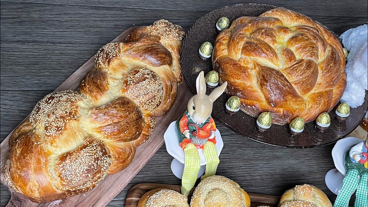 Challah Bread Recipe made in a few different ways and sizes/ Kozinjak Recept