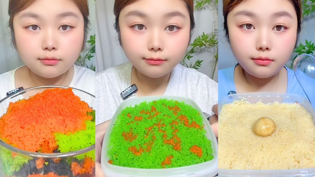 Seafood Texture ASMR | Massive Fish Roe Bowl Eating #90
