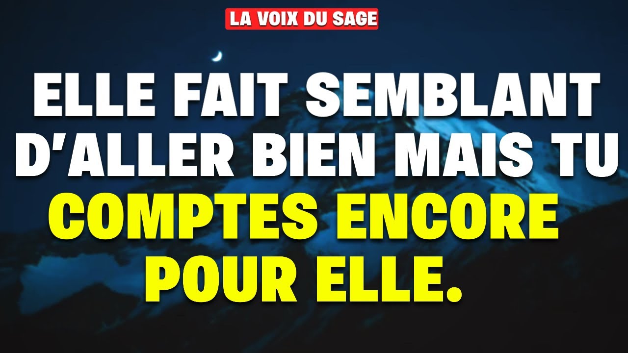 Elle fait comme si tout allait bien, mais ce n’est pas vrai